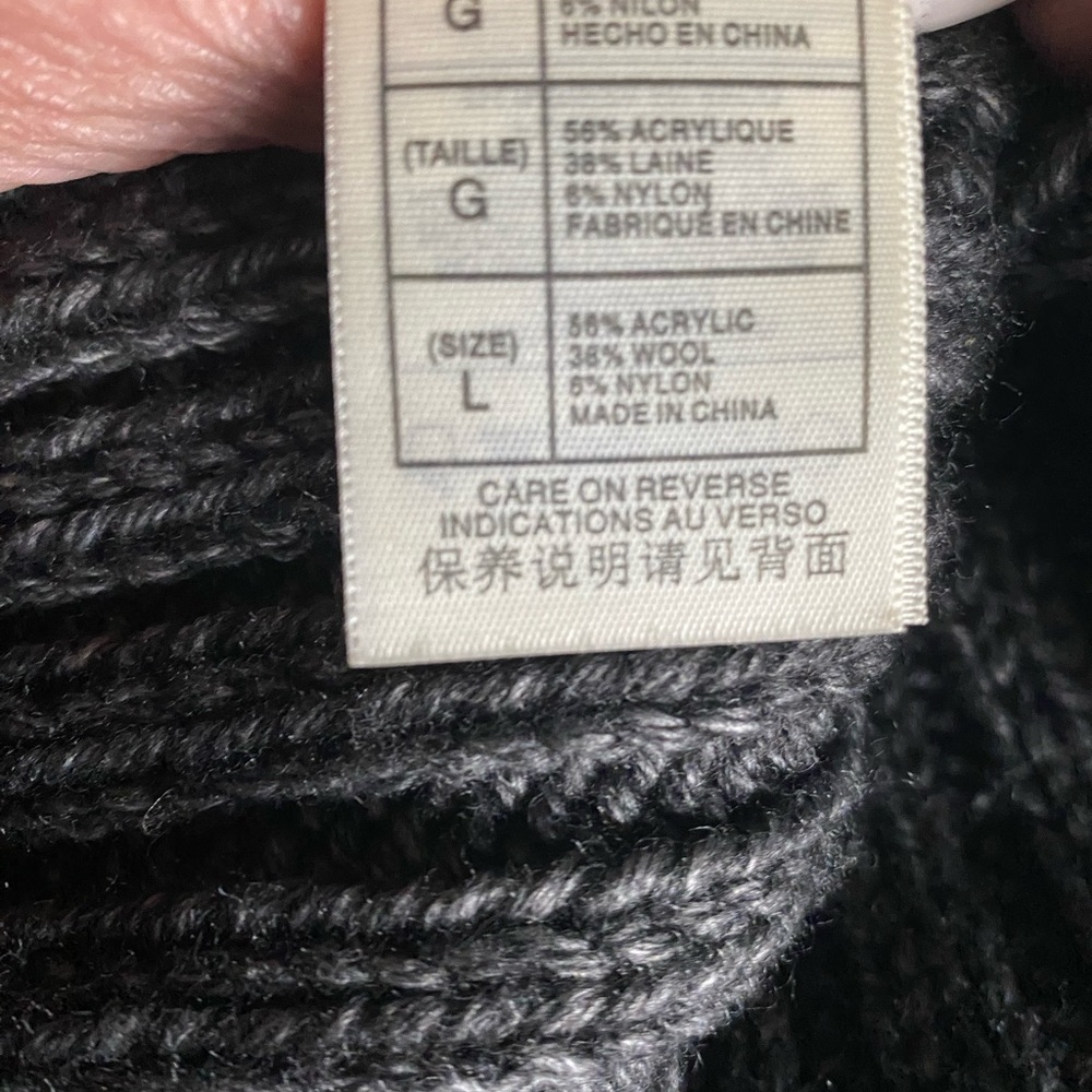 Max Studio Grey Button Up Sweater - image 4